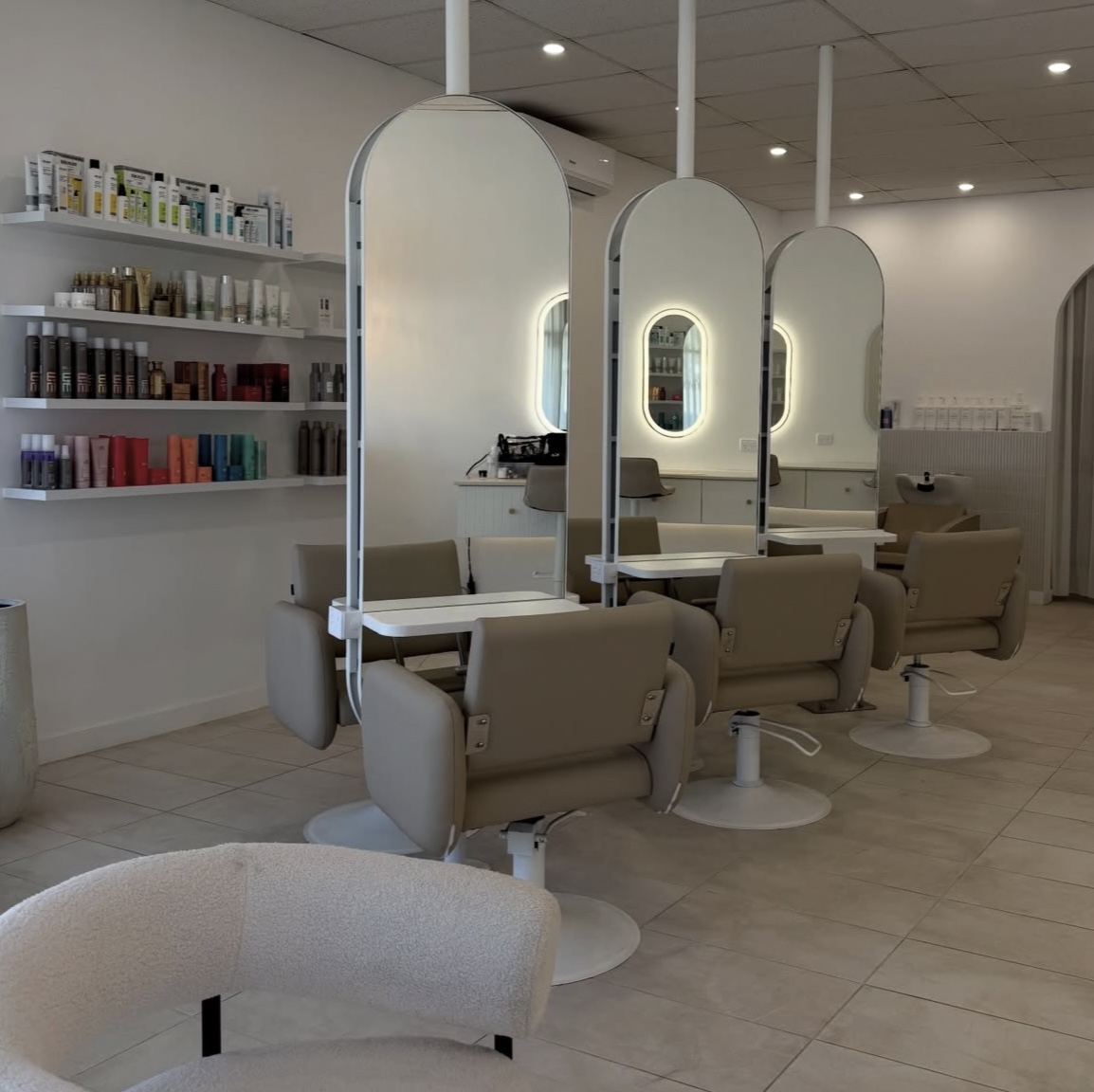Salon styling stations